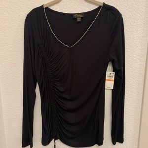 Thali Sofi long sleeve sequin tee.